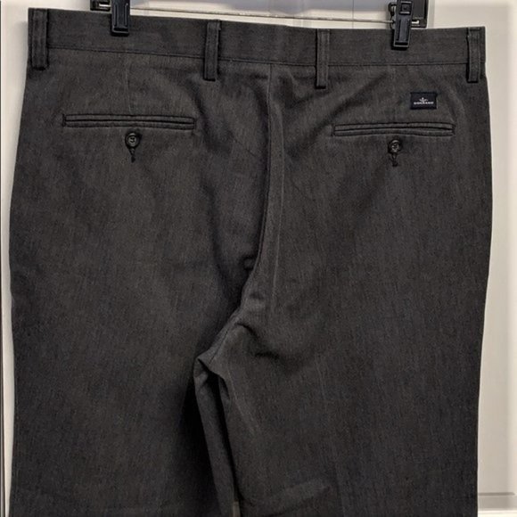 Dockers Dark Gray Flat Front Classic Fit Dress Pants Size 38 x 31.50 - Picture 5 of 7